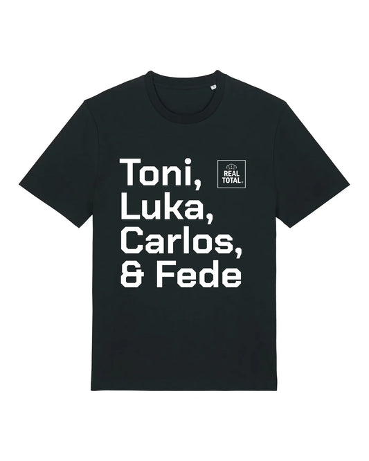 Real Total Fan-Shirt – Toni, Luka, Carlos & Fede